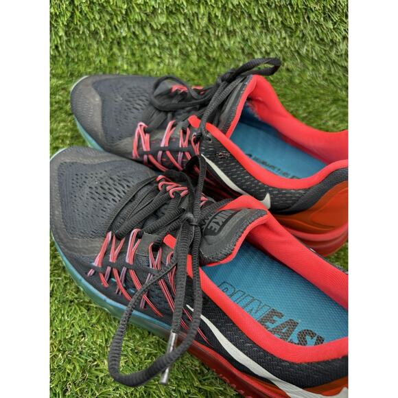 NIKE Air Max 2015 Black Multi Clearwater Running Walking Shoe Sneaker W Sz.9 EUC - Picture 9 of 9